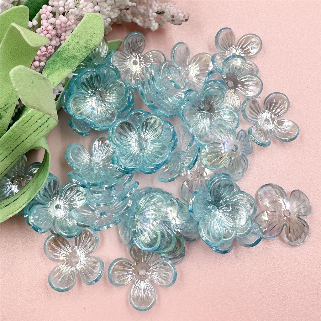 Браслет 15,8 мм, материалы ручной работы, акриловая шпилька, серьги, аксессуары, маленькие цветочные бусины, 100 шт., прозрачные хрустальные модные аксессуары