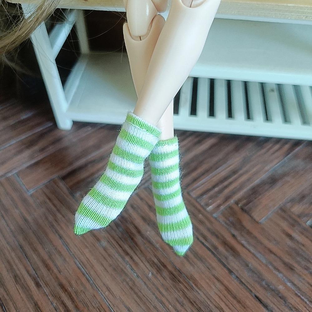 Handmade Blyth ob24 Doll ankle socks for 1/6 Scale, Fits 30cm Body - Soft Knit/Crochet Miniature dolls Accessories