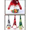 Green Red Grey Faceless Forest Doll Cartoon Candy Storage Bottle Gnome Doll Ornament  Gift Bag