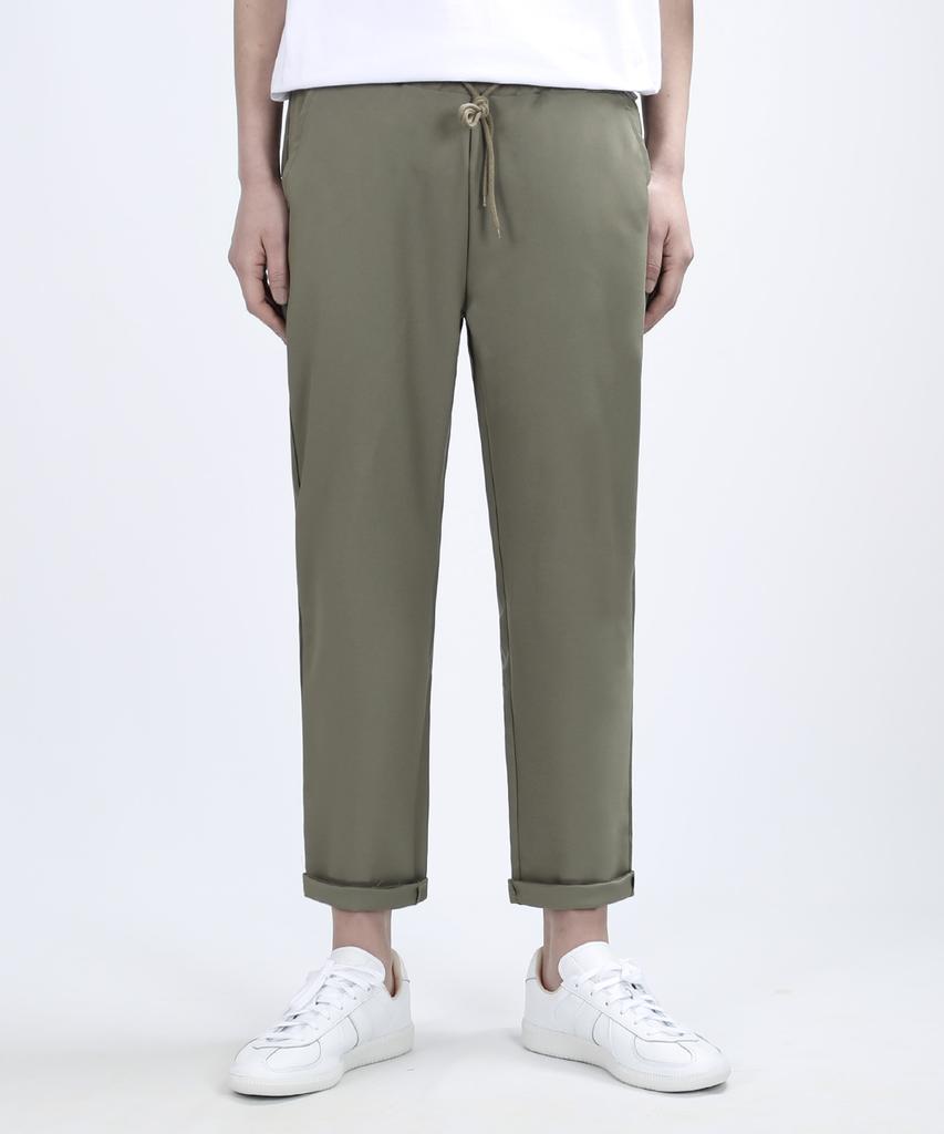 VERYVAIN Standard Banding Slacks (Khaki)