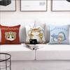 Cushion Cover m-Mofusand Soft Comfortable Pillow Case Cute for Cartoon Sofa Living Room Home Office Decor Protective Covers