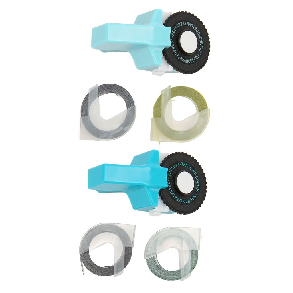 Embossing Label Maker Machine with Tapes Handheld 3D Portable Embossed Label Printer for Home Busine