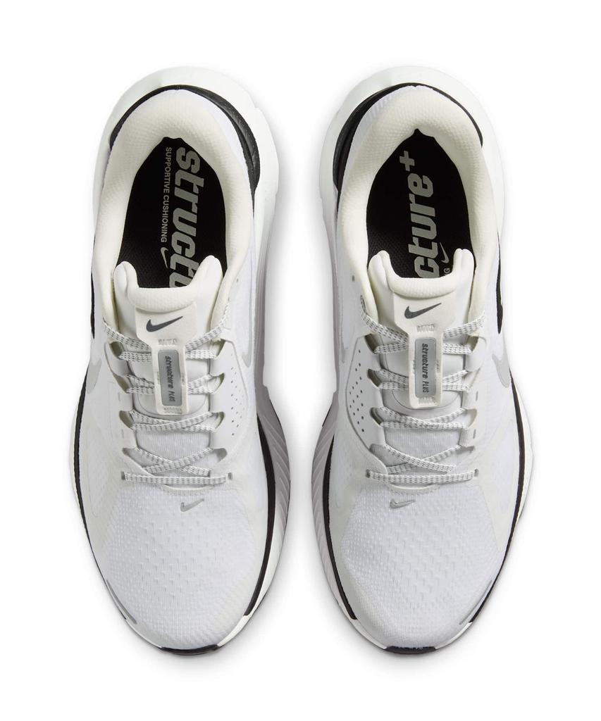 Nike Кроссовки для бега по шоссе Structure Plus M - Summit White:черный:Металлический серебристый / Ii7192-100