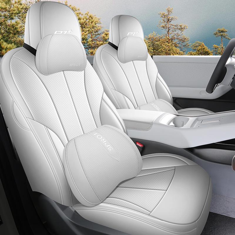XPeng P7+ Seat Cushions & Covers: Fits Five Seats, All-Season.