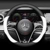 Leather Car Steering Wheel Cover for Mercedes-Benz S GLE GLE GLC E GLA 250e 300e 500e 600e 350e 450e 400e eSprinter Accessory BH1