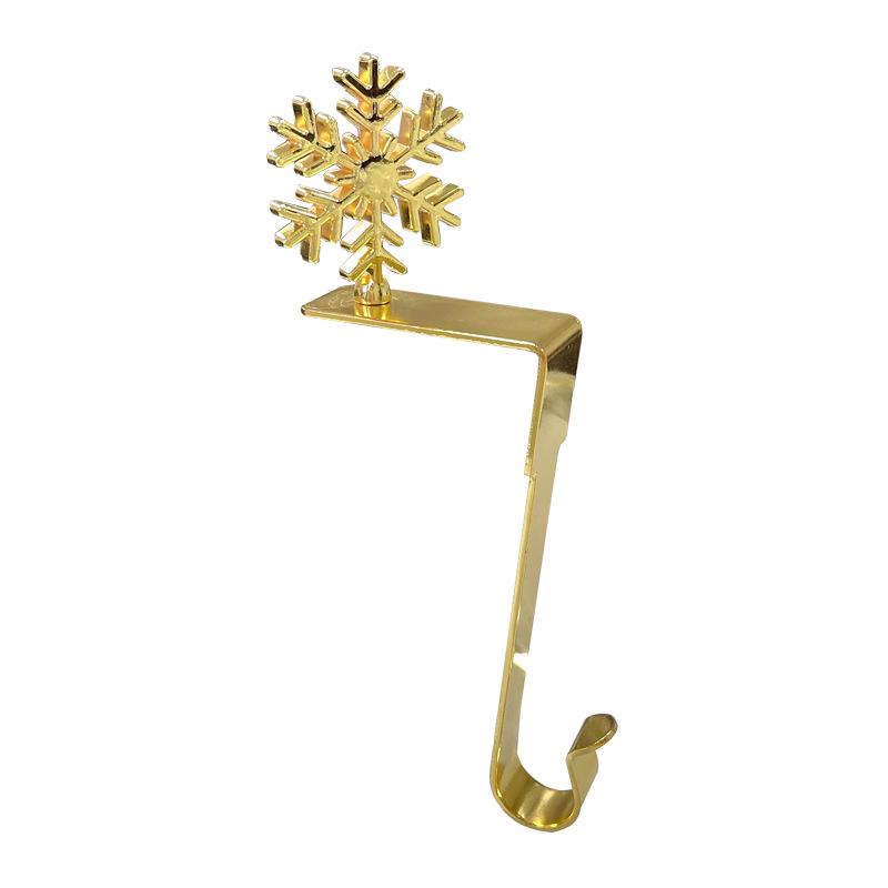 1 шт. Рождественский кулон Снежинка Лось Снеговик Форма дерева Металлический крючок для двери камина Шкаф Рождественская вечеринка Навидад Декор года