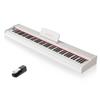 KIMFBAY 88-Key Digital Piano, Affordable MIDI Keyboard, Portable Mini Digital Piano for Beginners and Kids, Includes Pedal