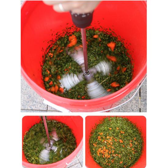 Бытовой измельчитель травы Лезвие Регулируемый диаметр Корм для скота Овощная трава Измельчение Острое лезвие из нержавеющей стали Замена