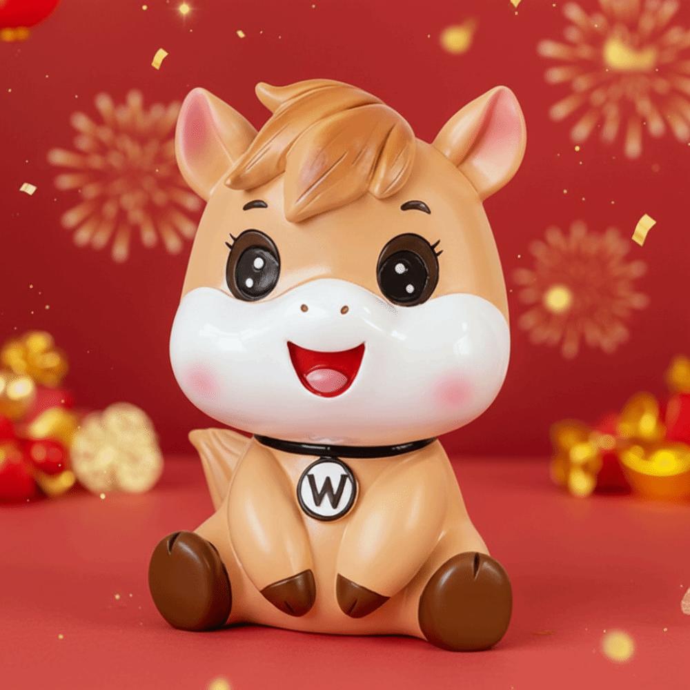 Анти-падение Копилка Год Лошади Декоративная Копилка-Лошадь Украшение Дети/Дети