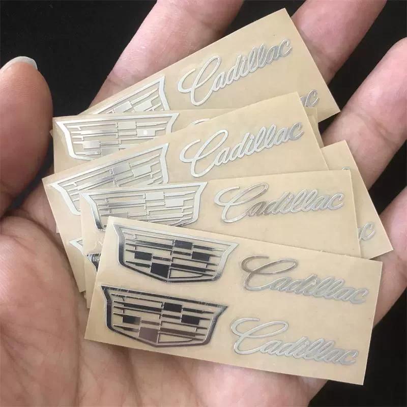 Car Metal Emblem Wiper Stickers Reflective Styling Decals for Cadillac Escalade CTS ATS SRX XT4 XT5 XT6 STS XTS SLR CT4 CT5 CT6