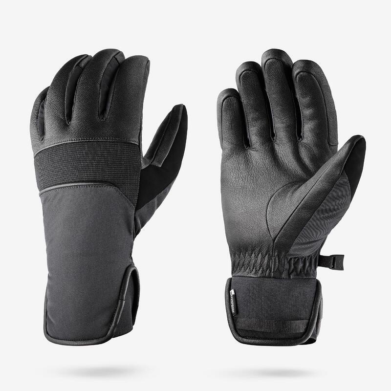 Мужские зимние кожаные перчатки Decathlon