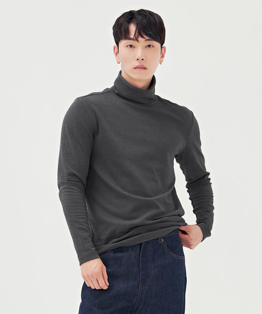 CHASECULT Unisex Daily Turtleneck T-Shirt-Bgzu5104E0B