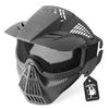 Full Face Shooting Mask Mesh Type (Black) Face Guard for Airsoft, Survival Games, and Cosplay