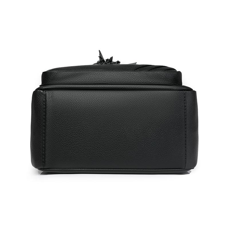 Женский рюкзак с кисточками, большой емкости, рюкзак для путешествий, ПУ, сумка для мам среднего возраста, дорожная сумка