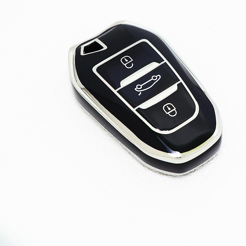 Силиконовый Чехол для Ключа без Ключа для Peugeot 308 508 2008 407 5008 301 207 208 3008 206 для Citroen C3 C4 C5 Berlingo Чехол-Защита для Пульта Автомобильного Ключа