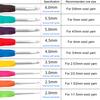 Knitting Needle Set Extra Long Hook DIY Knitting Soft Grip Single Head Knitting Crochet Needle for Sewing