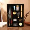 Punk Quill Set Retro Mechanical Sprinkling Gold Feather Pen Dipping Pen Set Gift Box Teachers' Day Gifts