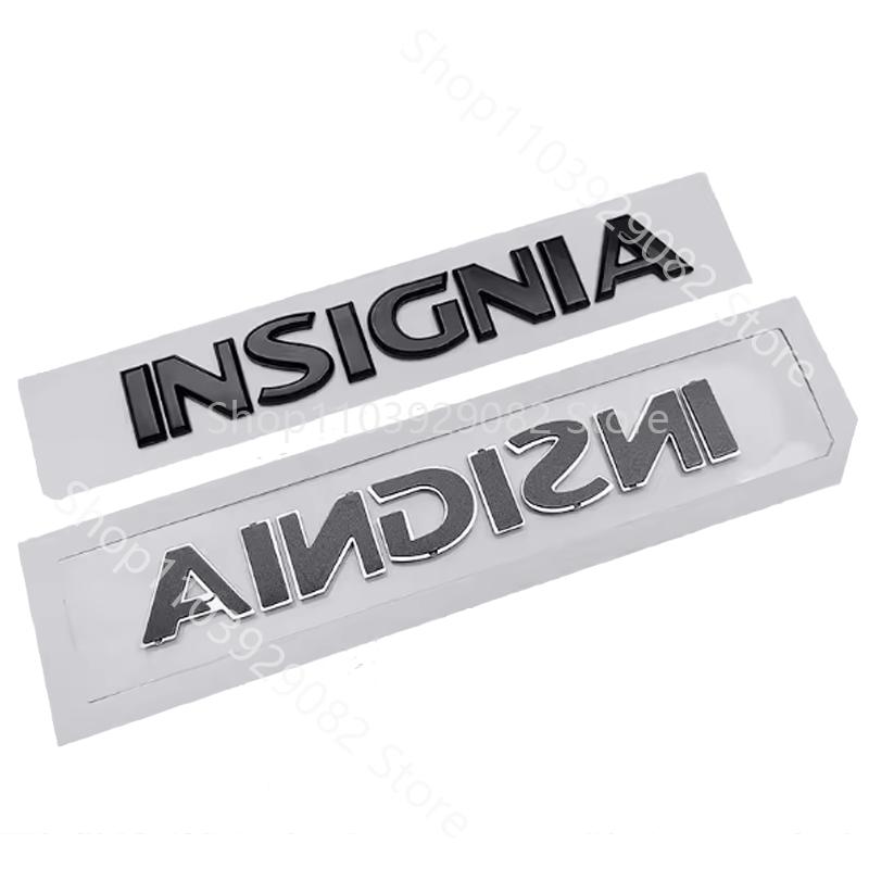 ABS INSIGNIA Badge Car Body Trunk Fender Adhensive Emblem 3D Decal Sticker For Opel Vauxhall Insignia GTC OPC Styling
