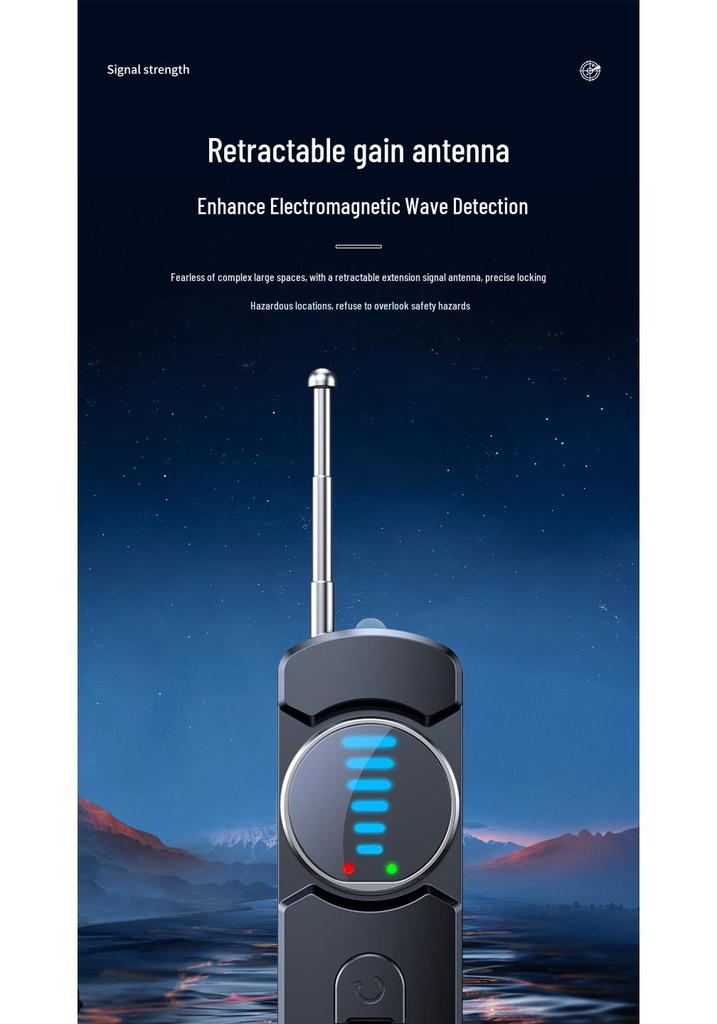 Беспроводная камера и детектор инфракрасных сигналов с вибрационным сигналом и светодиодом - Противопрослушивание и противоугонное устройство для отелей