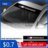 HLQB7 NEW Hot For BMW Car Front Windshield Stickers Front and Rear Decorative Emblem for BMW E30 E34 E36 E39 E46 E53 E60 E70 E71 E85 E