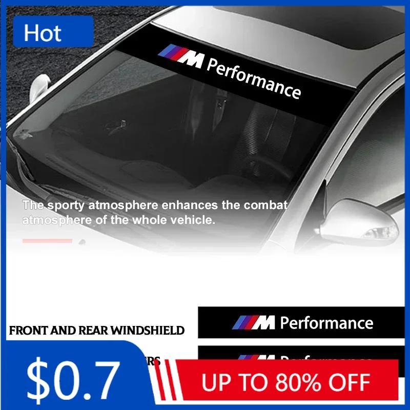HLQB7 NEW Hot For BMW Car Front Windshield Stickers Front and Rear Decorative Emblem for BMW E30 E34 E36 E39 E46 E53 E60 E70 E71 E85 E