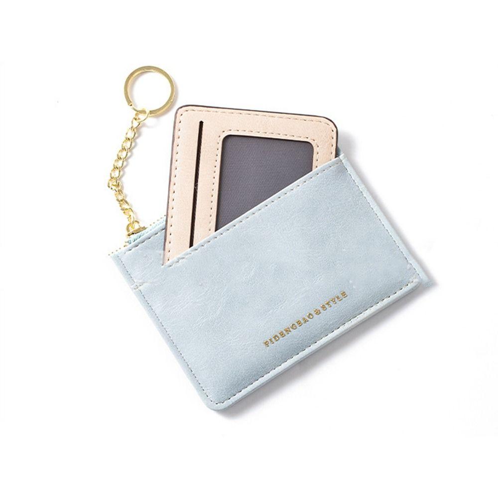 Мини Кошелек Сумка для Карт Искусственная Кожа Молния Кошелек для Монет Модный Дизайн Держатель для Карт Женский