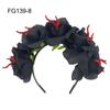 Day of the Dead Mexican Flower Crown Halloween Mexican Hair Accessories  for Women