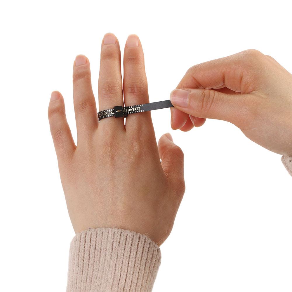 Finger Sizer HK JP US UK EU Soft Ruler Jewelry Tools Ring Sizer For Wedding Band Measure Gauge