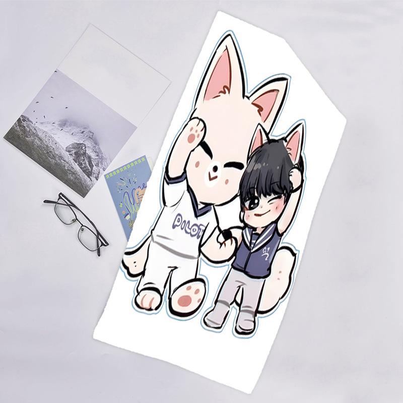 1pc Kpop Team6 Beach Towel, Beach and Seaside Swimming Pool Equipment, Fashion Pattern, Rectangular, Travel Essentials