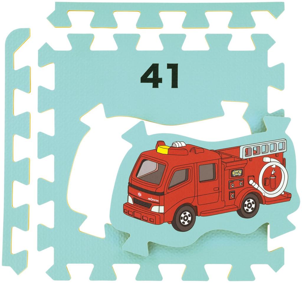 Коврик-пазл для скейтера, набор из 9 штук, напольный коврик, игрушка для детей, Tomica, для мальчиков, IPZM1-A