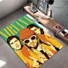 Nirvana Band Artwork Carpet suitable as a non-slip mat for the living room or bedroom sofa