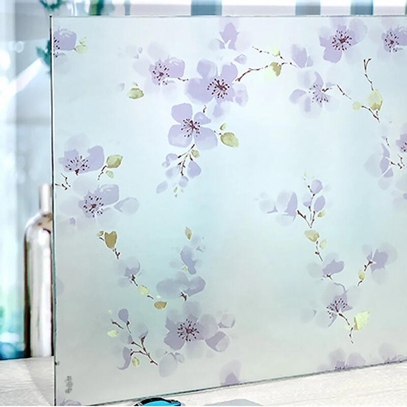 3D Self Adhesive Stained Glass Window Film Privacy Glass Vinyl Decorative Sunscreen Film Sun Protection Mirror Window Stickers