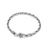 925 Sterling Silver Bracelet 6mm 17 /19 /21cm Retro Snake Bone Chain Sculpture Petal Vajra Buckle For Men Fashion Charm Jewelry