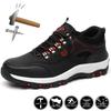 Рабочие защитные ботинки, мужские туфли со стальным носком, рабочие ботинки, неубиваемая обувь, устойчивые к проколам мужские ботинки, защитная рабочая обувь, мужская обувь