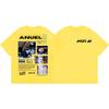 Rapper Anuel Aa T Shirt Unisex Unisex Clothing Fashion Trend Hip Hop Short Sleeve Tshirts Summer Casual Loose 100cotton Tshirt