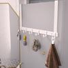 Portable Storage Hooks 6 Hooks Hanging Rack Door Hanger Hook Coat Hat Towel Hanger Storage Holder