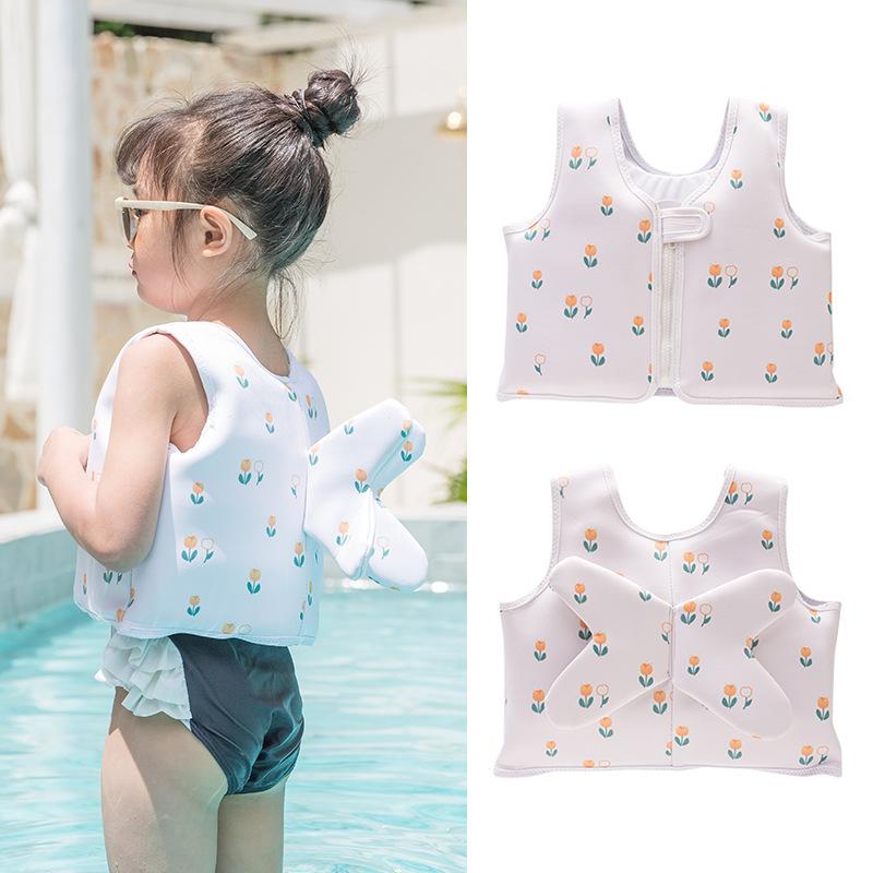 Children's flotation vest auxiliary life jacket