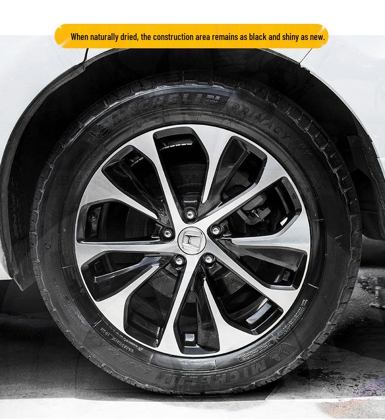 Блеск и кондиционер для шин: Пыленепроницаемый, Защищающий от пепла, Черный глянцевый лак для обновления 3D-шин