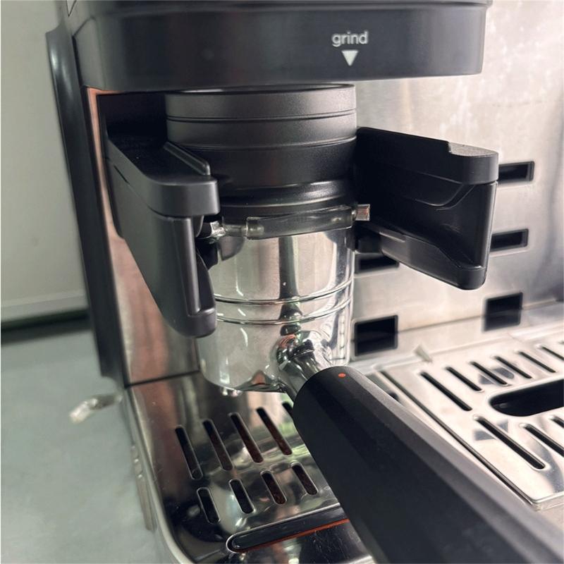 Anti Splash Portafilter Attachment Reduces Coffee Waste Heat Resistant Ergonomic Design for Home and Commercial Use
