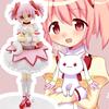 18 см Puella Magi Madoka Magica Аниме Фигурка Канаме Мадока Волшебница ПВХ Аниме Фигурки Действия Модель Мультяшная Модель Игрушка Подарок