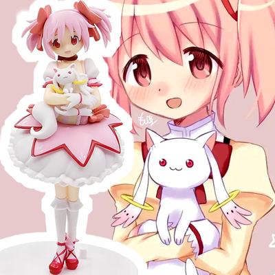 18 см Puella Magi Madoka Magica Аниме Фигурка Канаме Мадока Волшебница ПВХ Аниме Фигурки Действия Модель Мультяшная Модель Игрушка Подарок