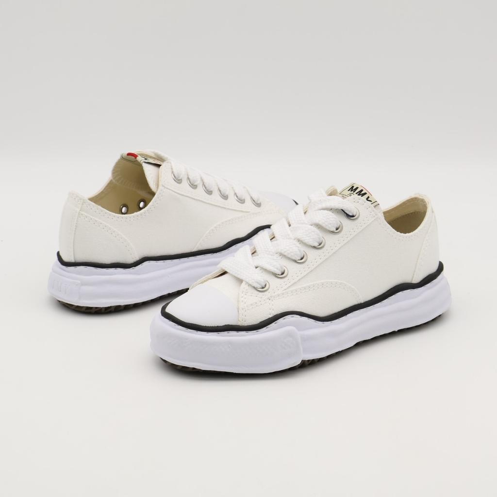 A01FW702-WHITE Maison MIHARA YASUHIRO PETERSON Оригинальная подошва Холст Низкие (Мужской)