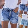 Женские модные шорты с карманами и пуговицами с кисточками