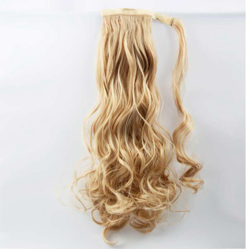 XINRAN Длинные вьющиеся заколки в хвосте Шиньон Синтетические накладные волосы Жаростойкий конский хвост