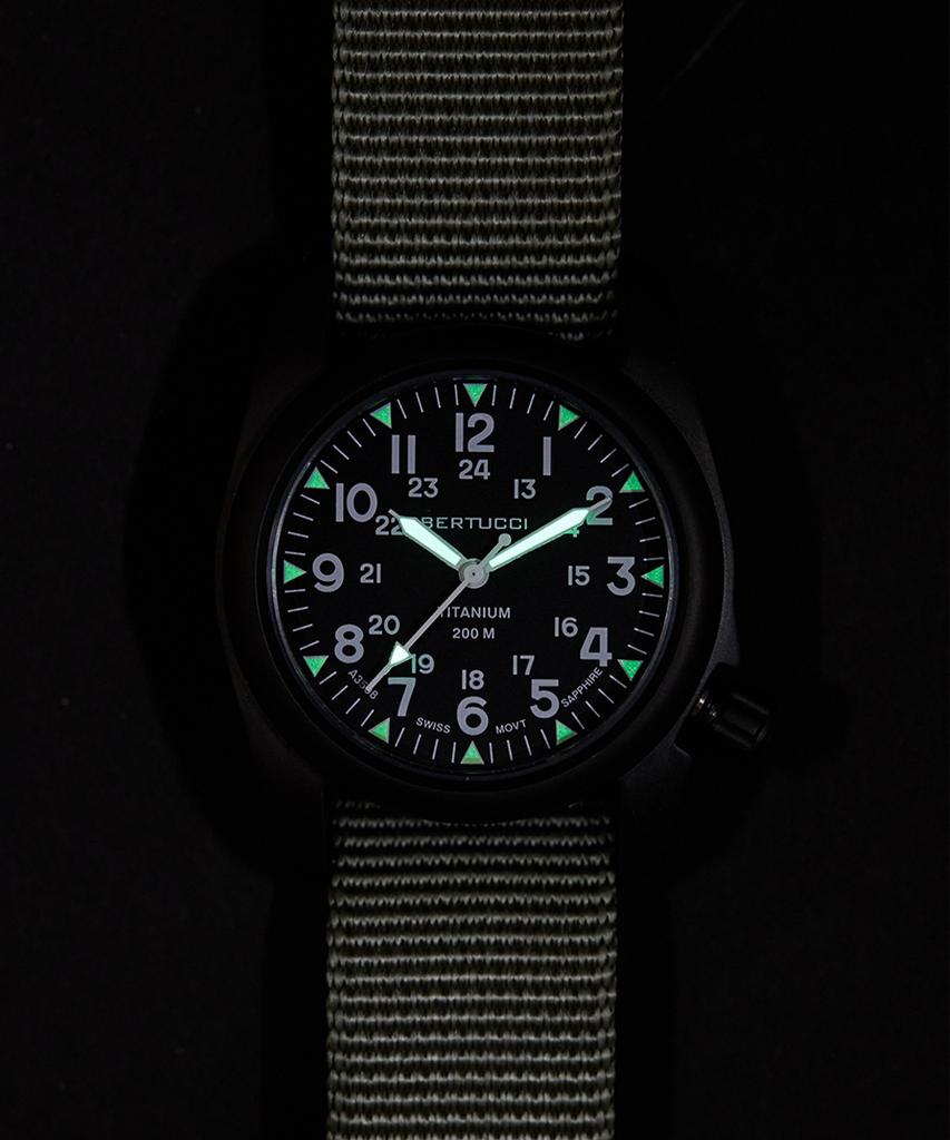 Beleutuchi A-2T Vintage Titanium Field Watch 12028