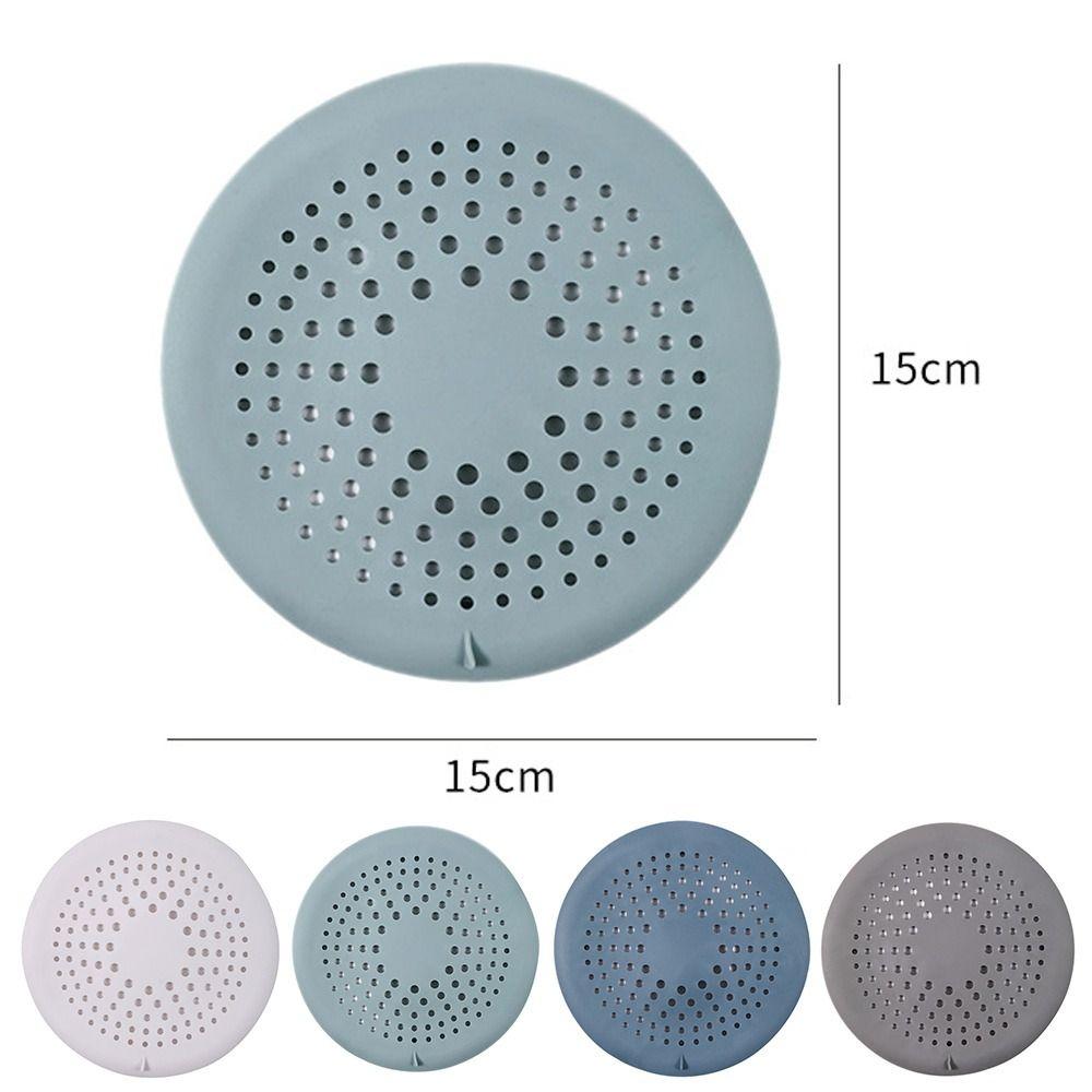 Floor Drain Sink Strainer Round Shape Mesh Trap Shower Drain Pad Kitchen Bathroom Accessories