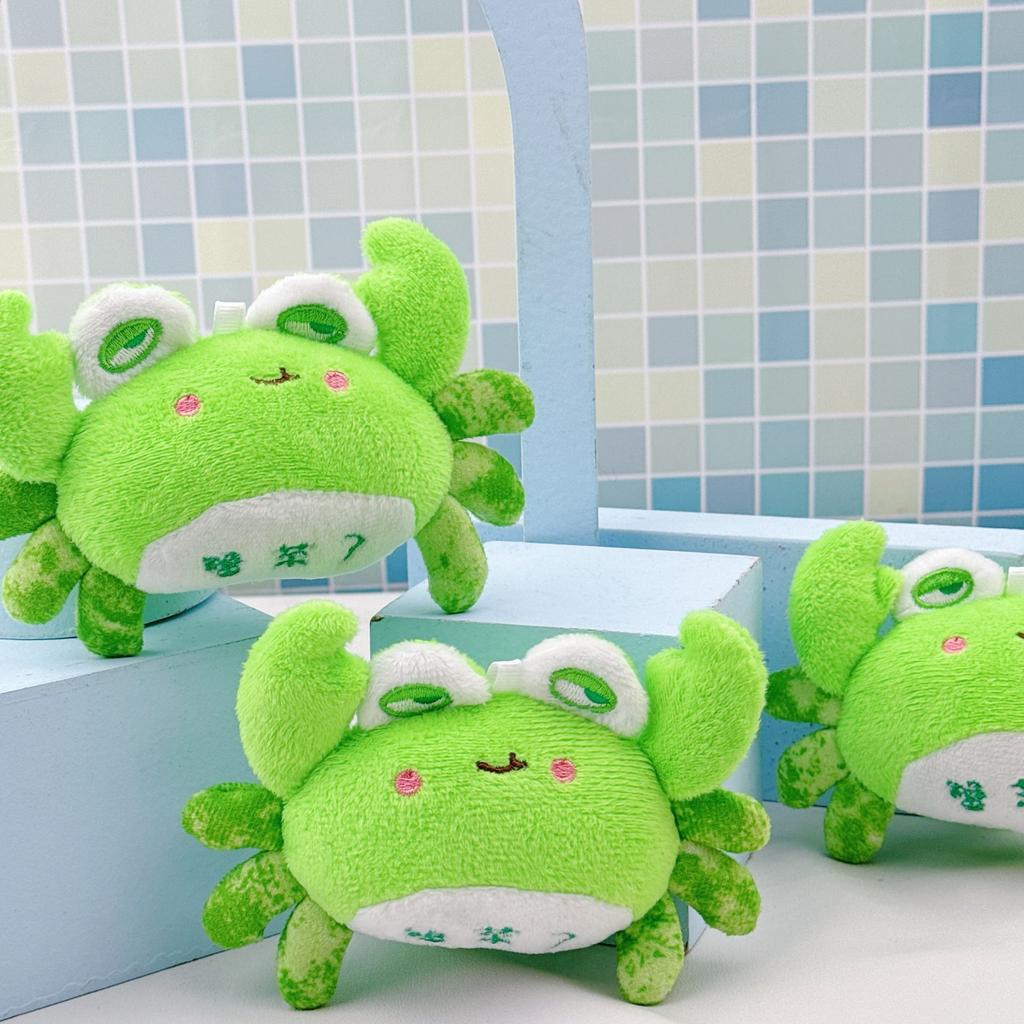 Причудливая подвеска плюшевая зеленая сумка-краб подвеска подарочные куклы