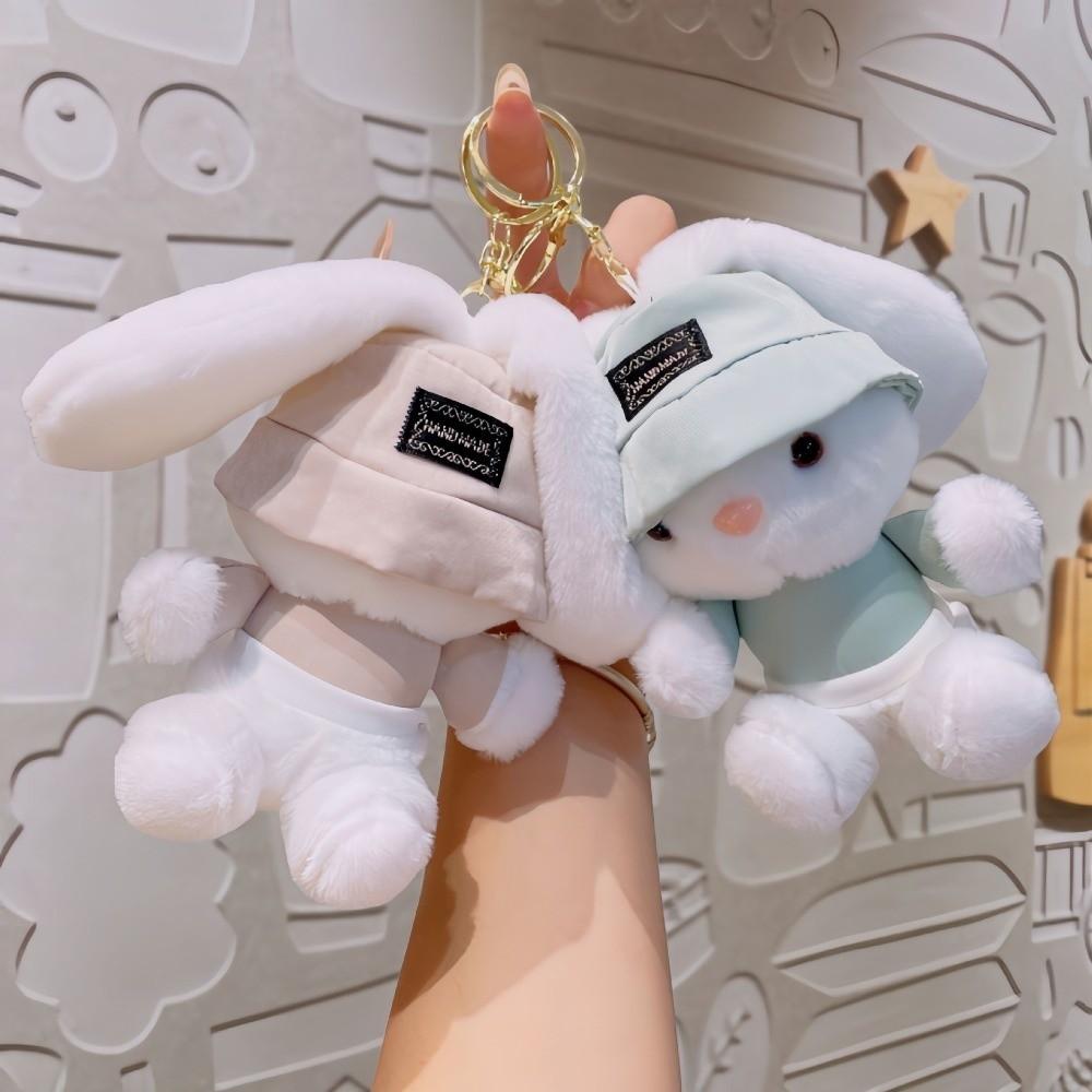 Plush Rabbit Plush Pendant Cartoon Long Eared Rabbit Pendant Backpack Pendant Gift Giving