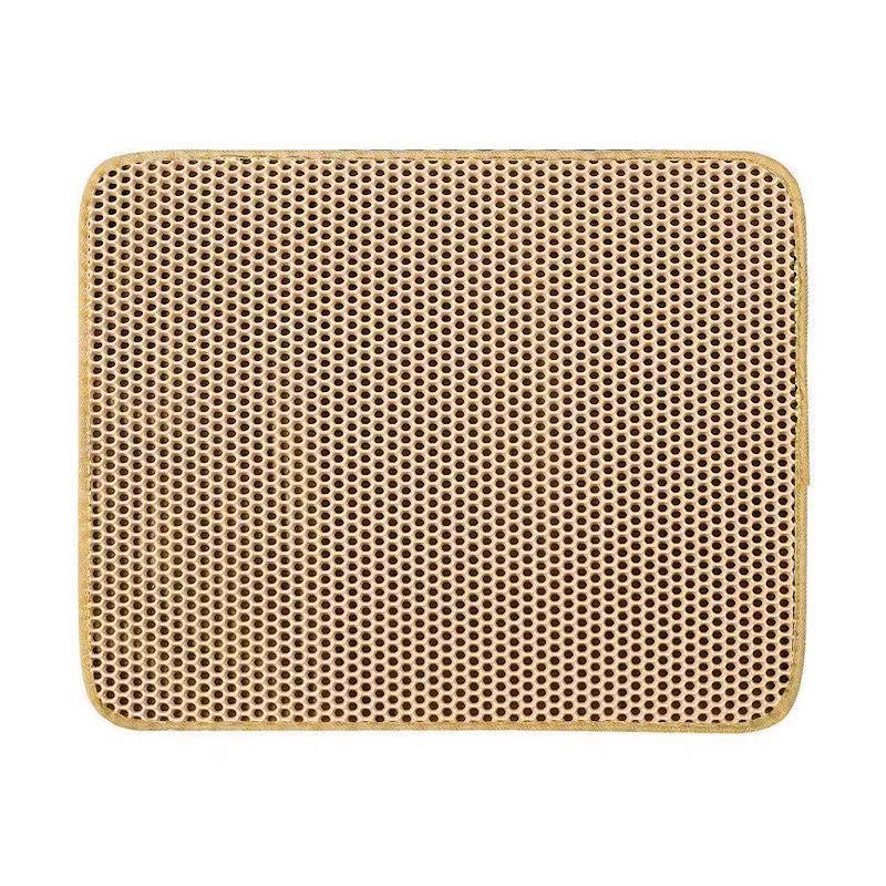 EVA Double Layer Cat Litter Mat Waterproof Anti Splash Litter Box Filter Pad Pet Cat Sleeping Mat