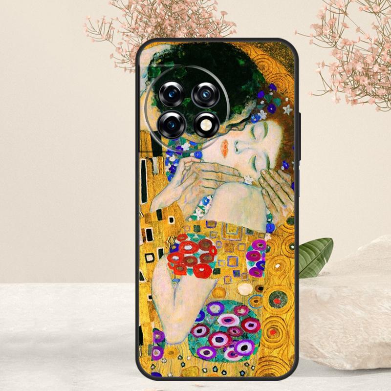 Чехол 'Звездная ночь' Климт Поцелуй Для OnePlus 15 13 12 11 13T 13R 12R 15R 10T 8T 10 Pro Nord 5 CE 4 3 2 Lite N20 N30 Обложка